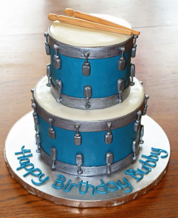 Drum Set Birthday Cake