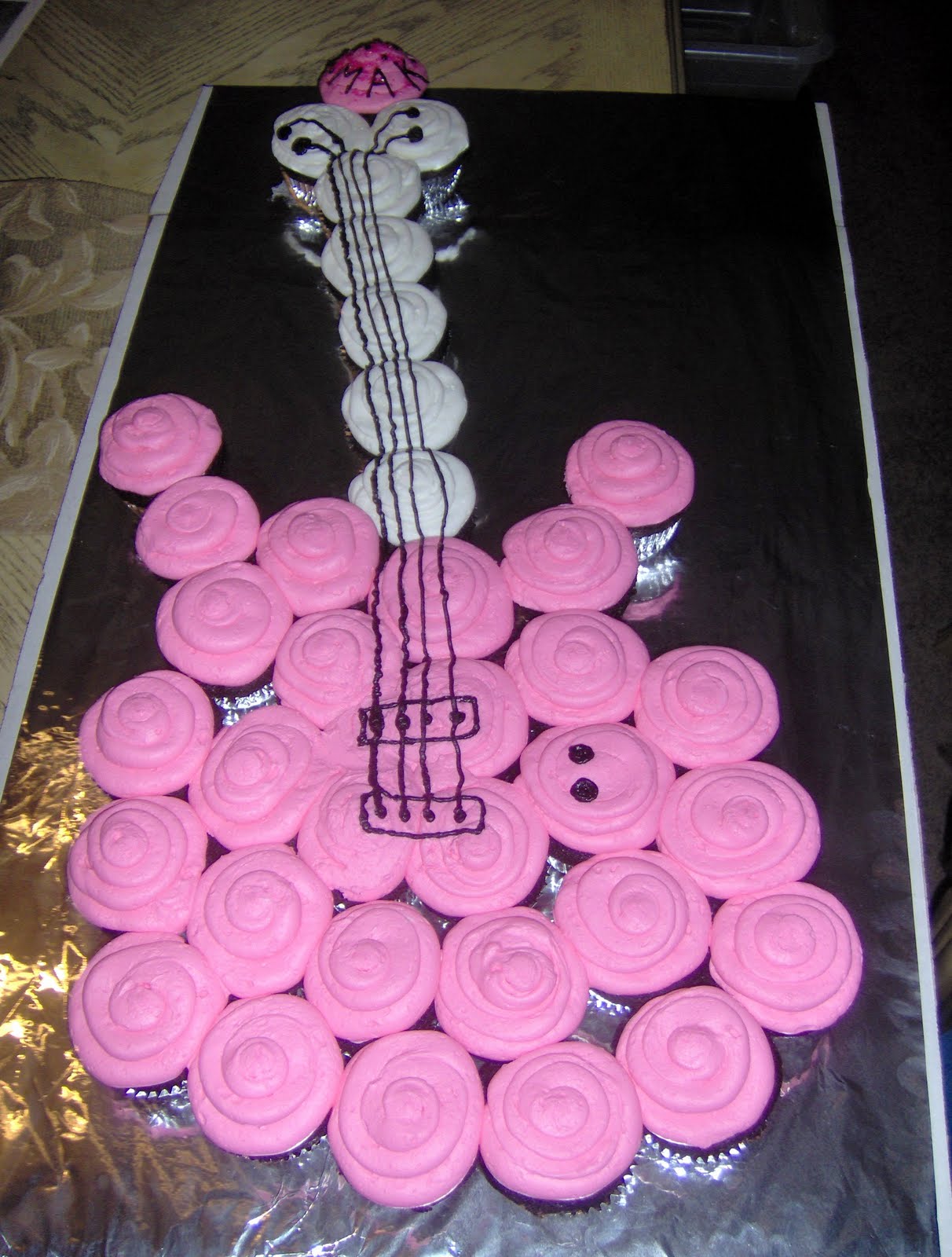 Easy Guitar Birthday Cake