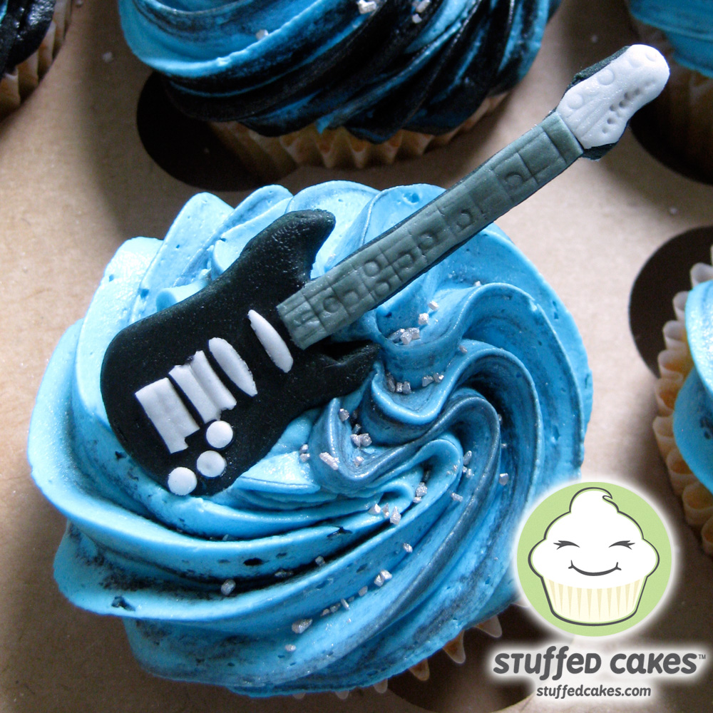 Electric Guitar Cupcakes Electric Guitar Cupcakes