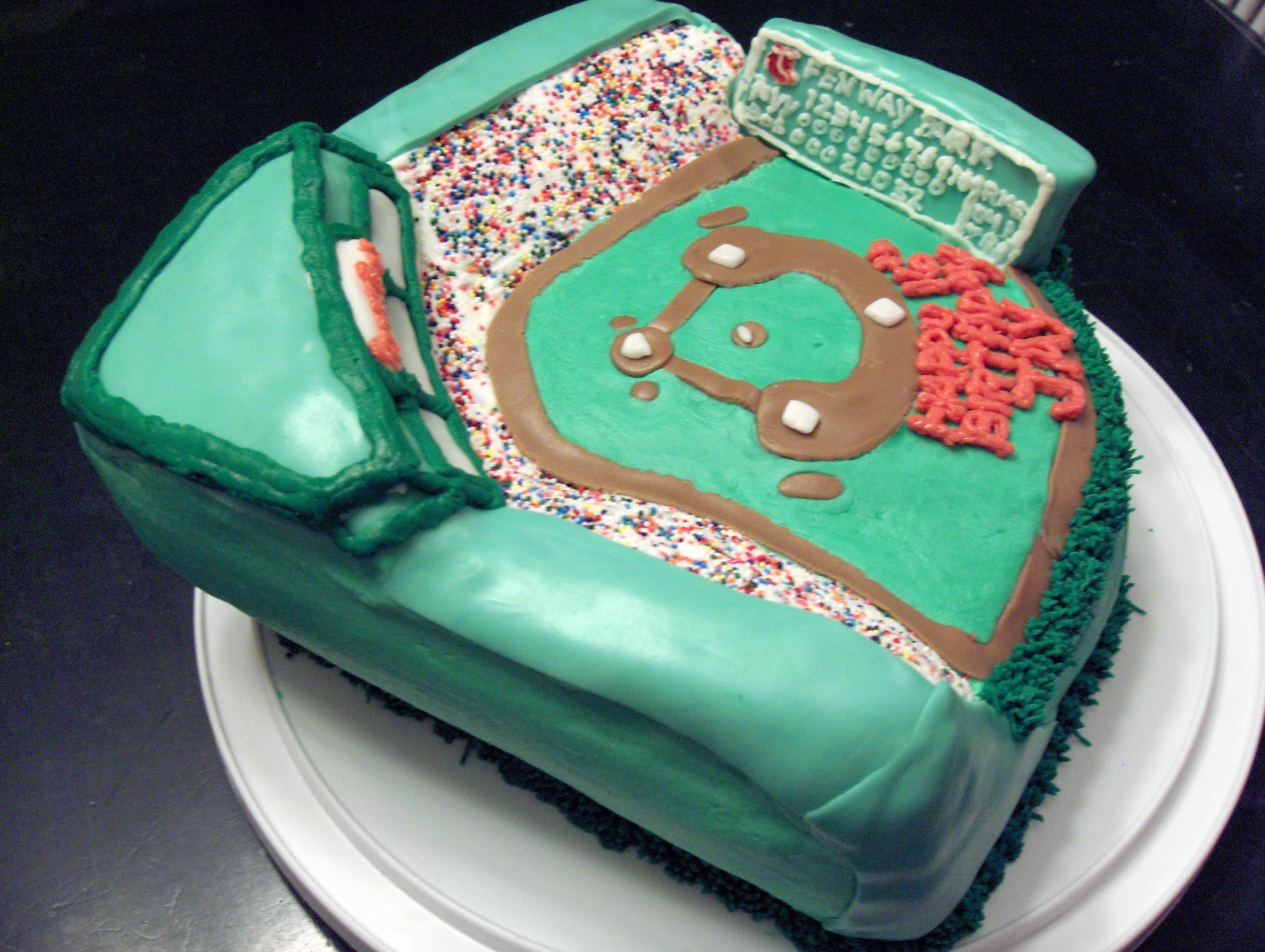 Fenway Park Cake