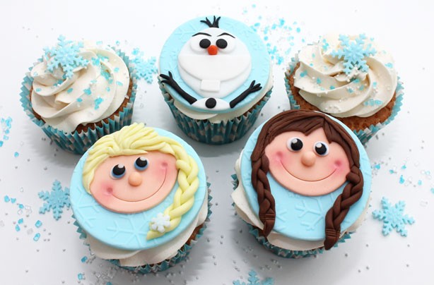 Frozen Inspired Cupcakes