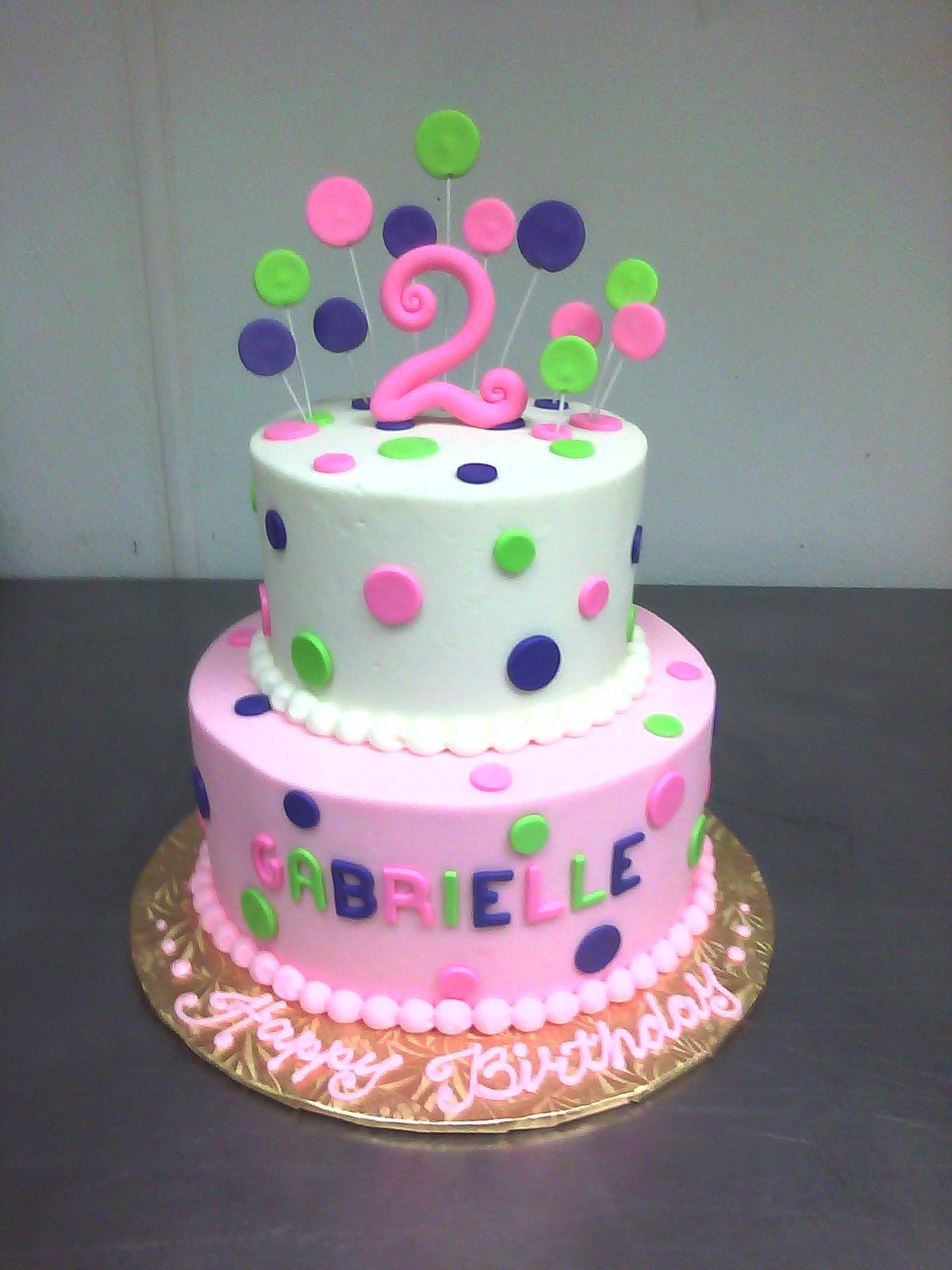 Girl 2nd Birthday Cake Girl 2nd Birthday Cake