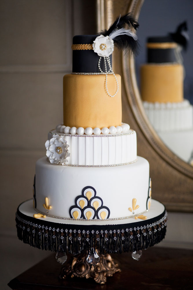 Great Gatsby Wedding Cake Great Gatsby Wedding Cake