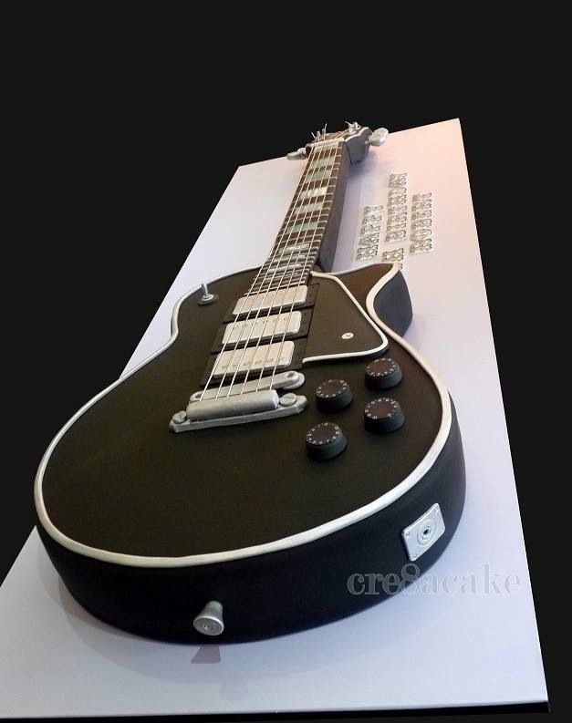 Guitar Birthday Cake Guitar Birthday Cake