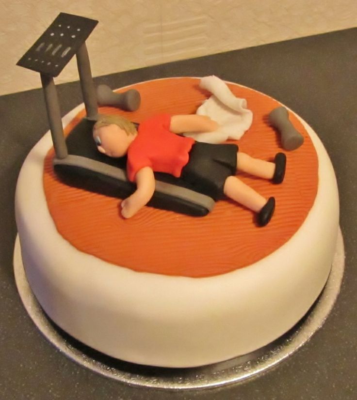 Gym Themed Birthday Cake Gym Themed Birthday Cake