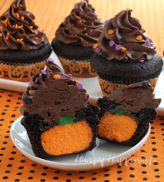 8 Photos of Pumpkin Halloween Dessert Ideas Cupcakes