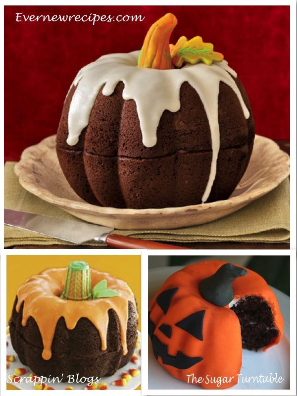 Halloween Pumpkin Bundt Cake