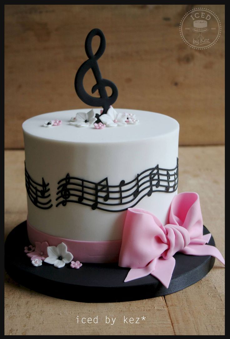 Happy Birthday Music Note Cake Happy Birthday Music Note Cake
