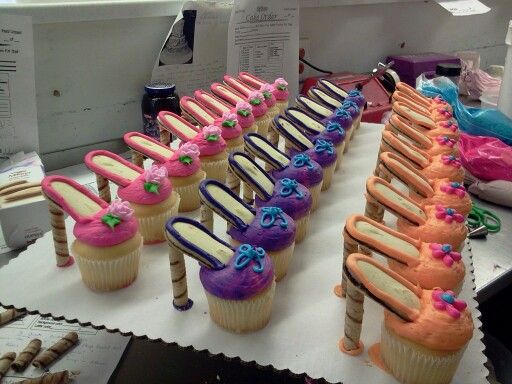 High Heel Cupcakes