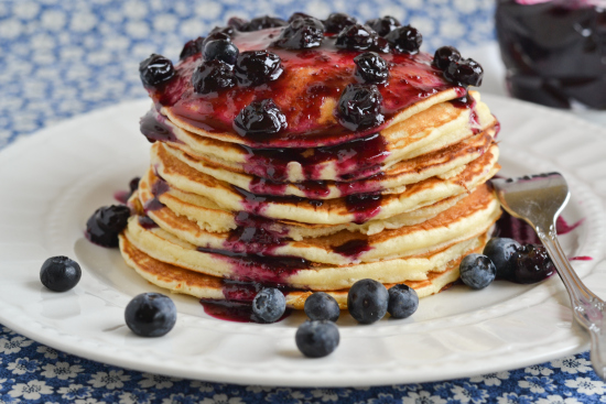 Homemade Blueberry Pancake Syrup Recipe