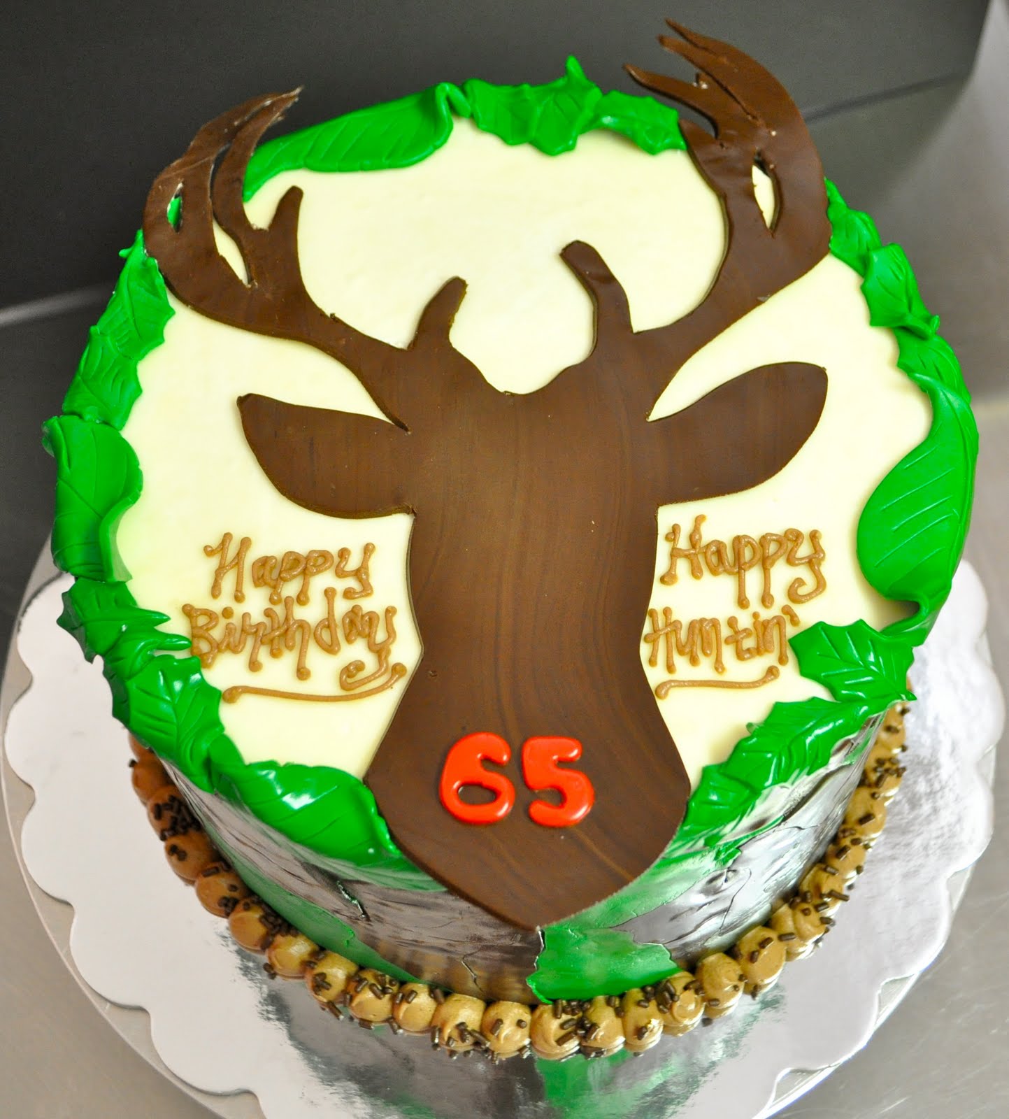 Hunting Camo Birthday Cake