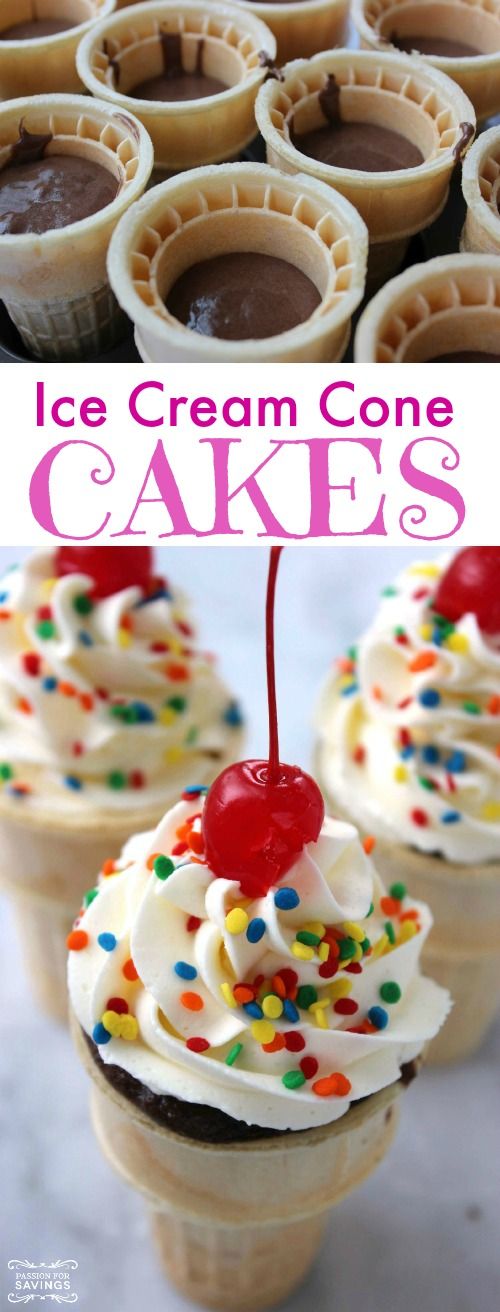 Ice Cream Cone Birthday Cake Recipe