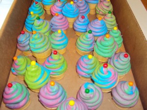 Ice Cream Cone Cupcakes