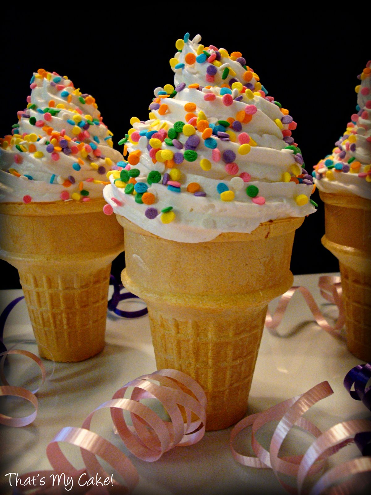 9 Photos of Cupcake Cones Ice Cream Cone Cupcakes