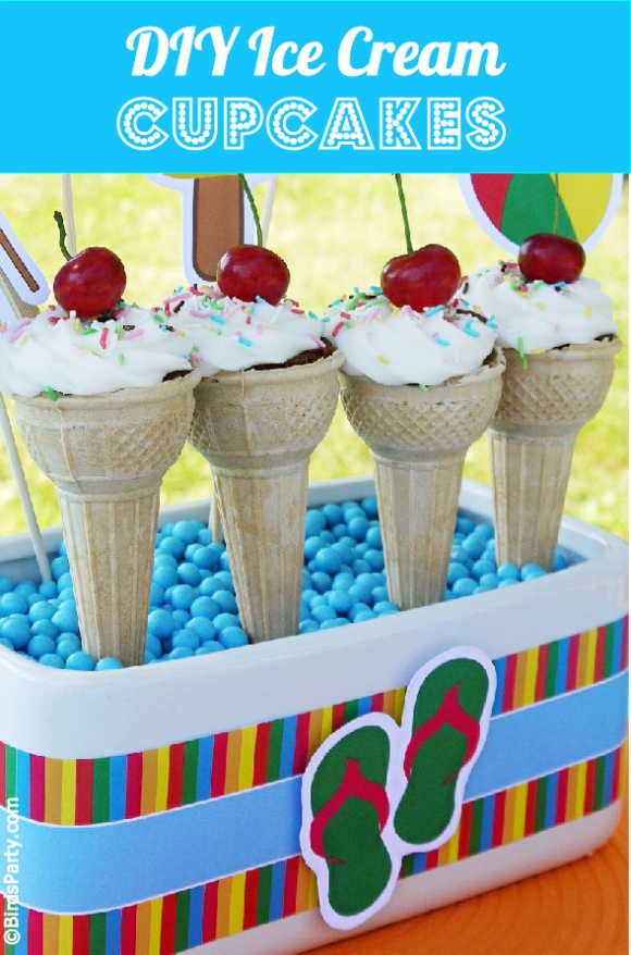 Ice Cream Pool Party Ideas