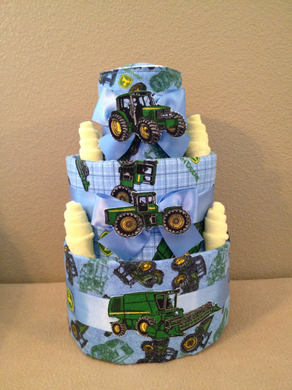 John Deere Baby Diaper Cakes Boys