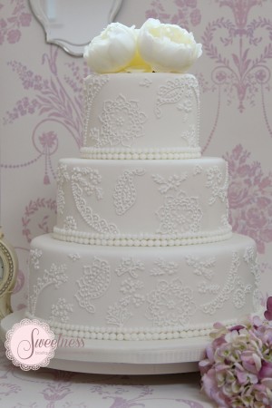 Lace Wedding Cake