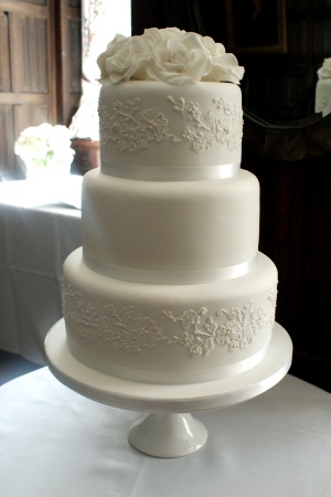 Lace Wedding Cake