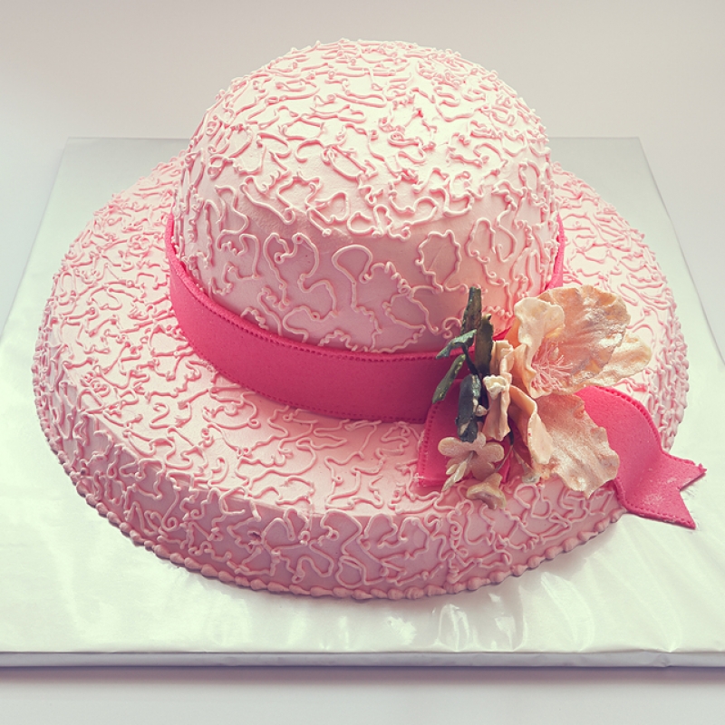 7 Photos of Ladies Hat Shaped Cakes 7 Photos of Ladies Hat Shaped Cakes