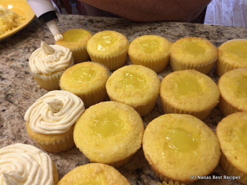 Lemon Filled Cupcakes