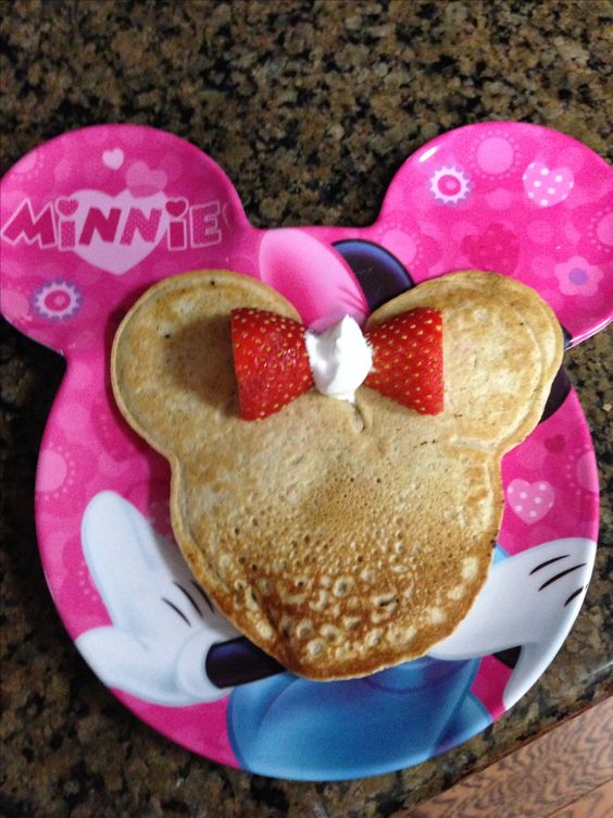 Mickey Mouse Chocolate Chip Pancakes