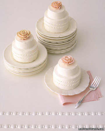 Mini Cakes Bridal Showers Weddings