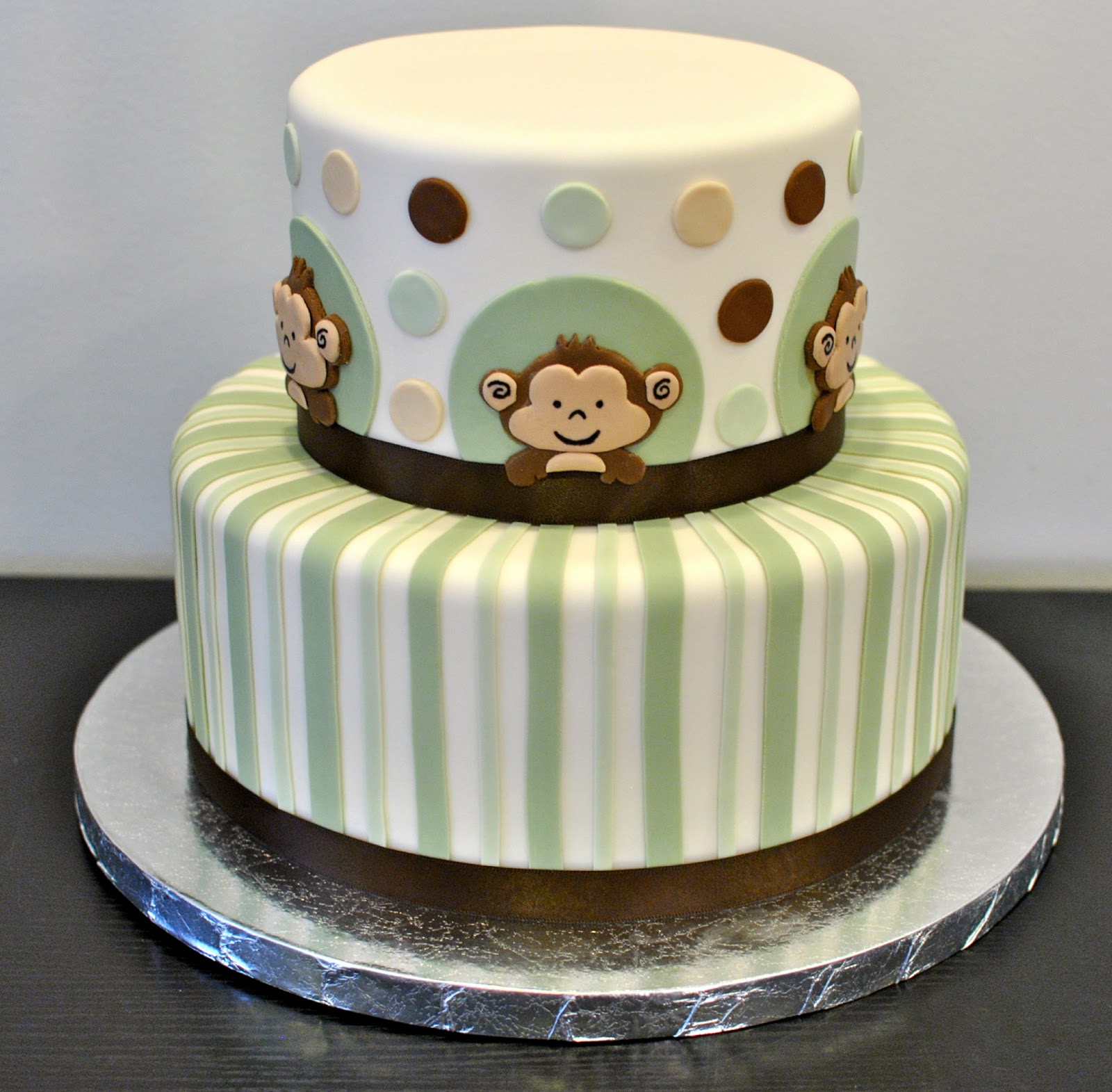 Monkey Baby Shower Cake Monkey Baby Shower Cake