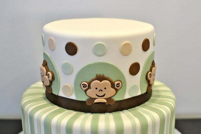 Monkey Baby Shower Cake Monkey Baby Shower Cake