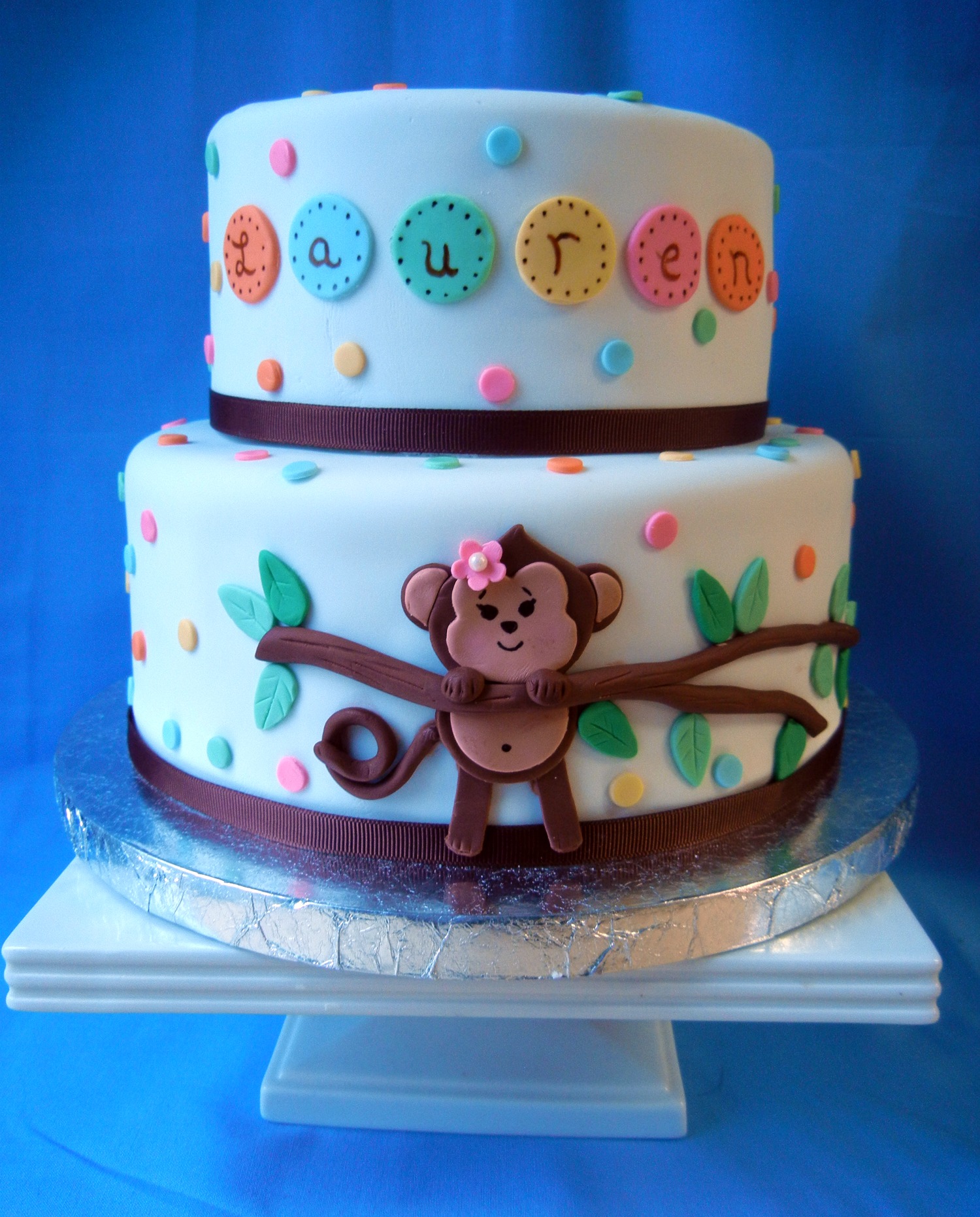 Monkey Baby Shower Cake Monkey Baby Shower Cake