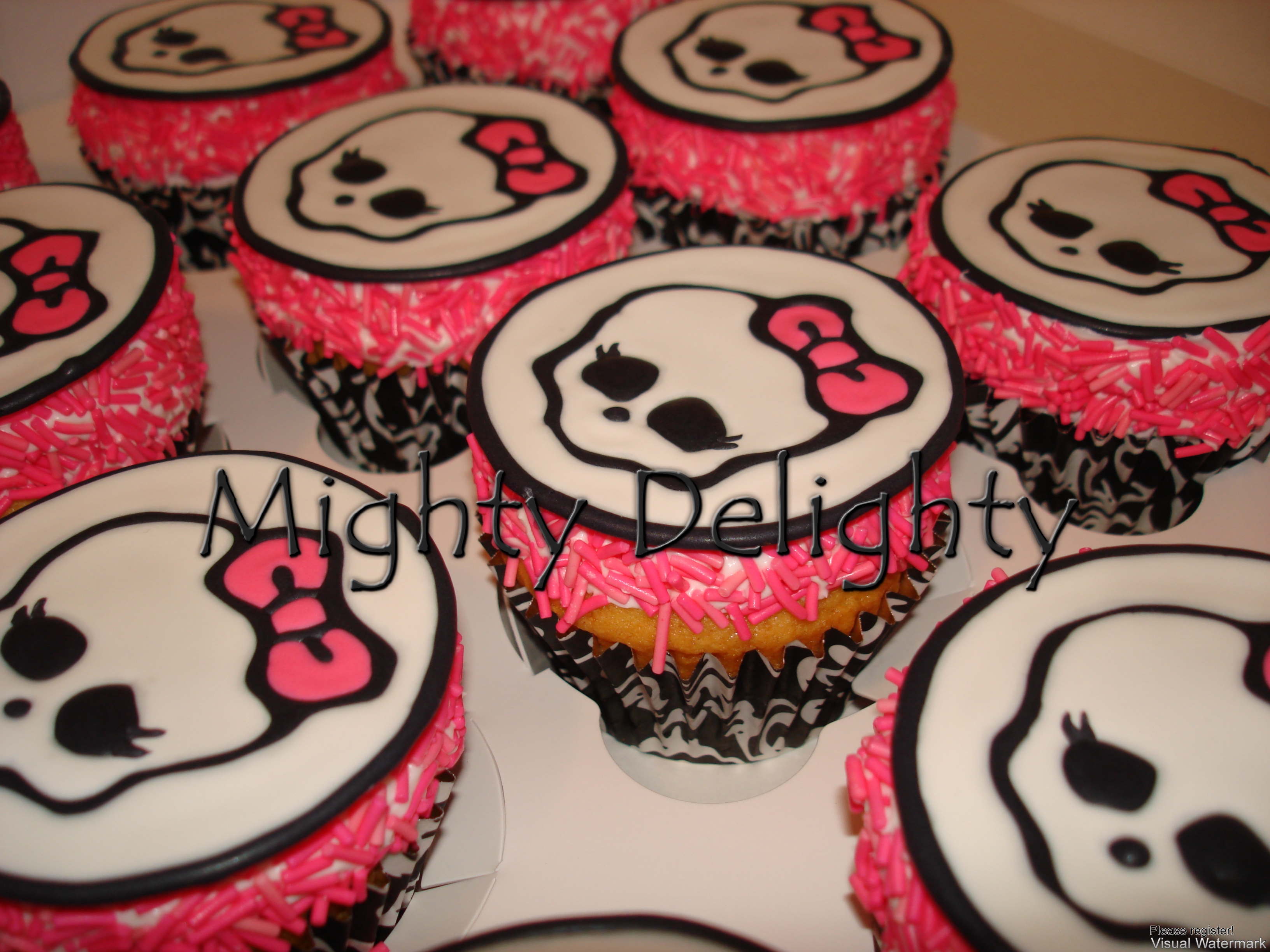 Monster High Birthday Cupcakes