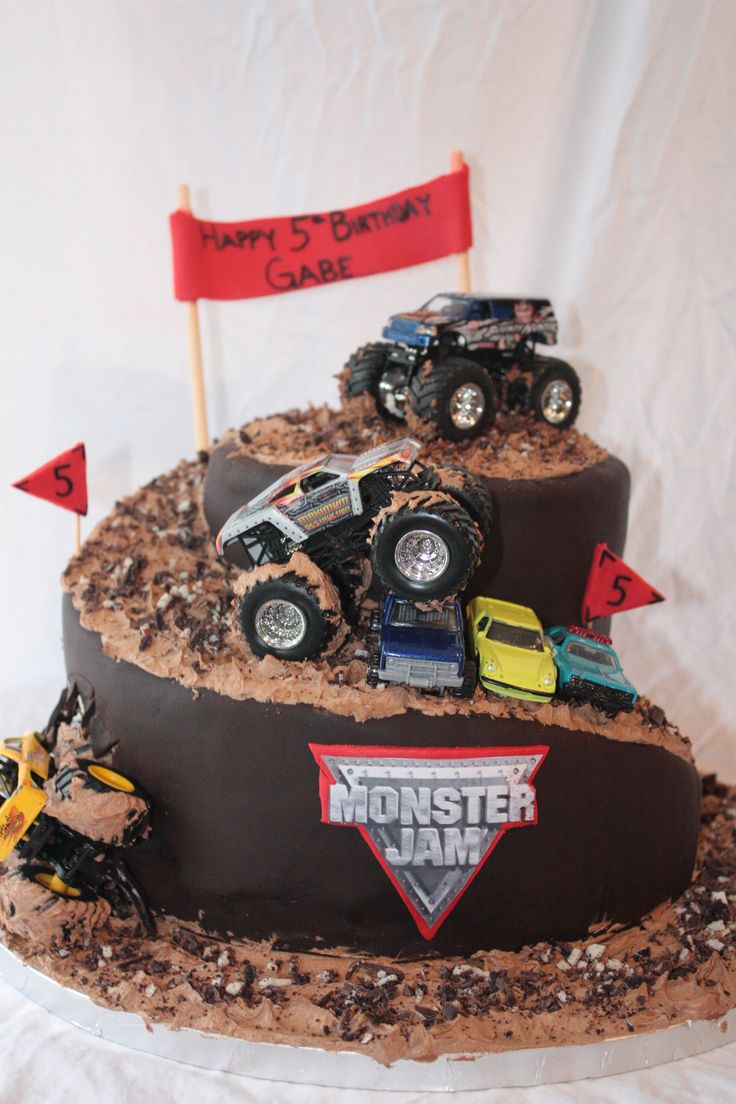 Monster Truck Cake