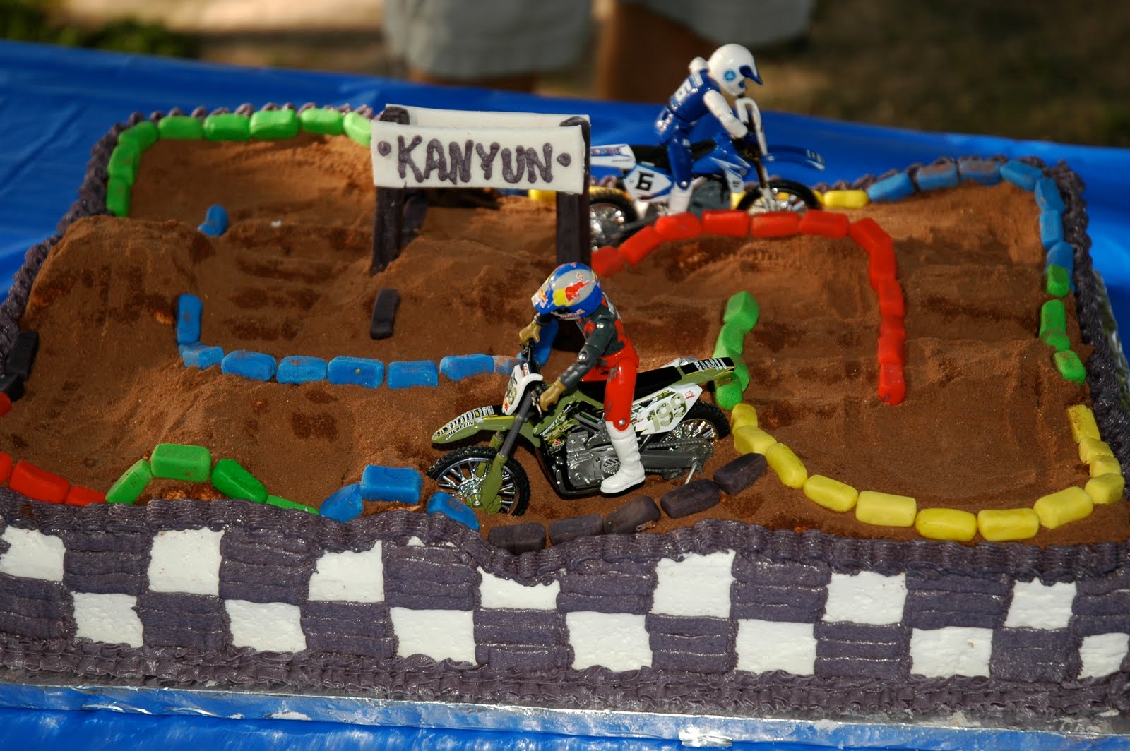 Motocross Birthday Cake