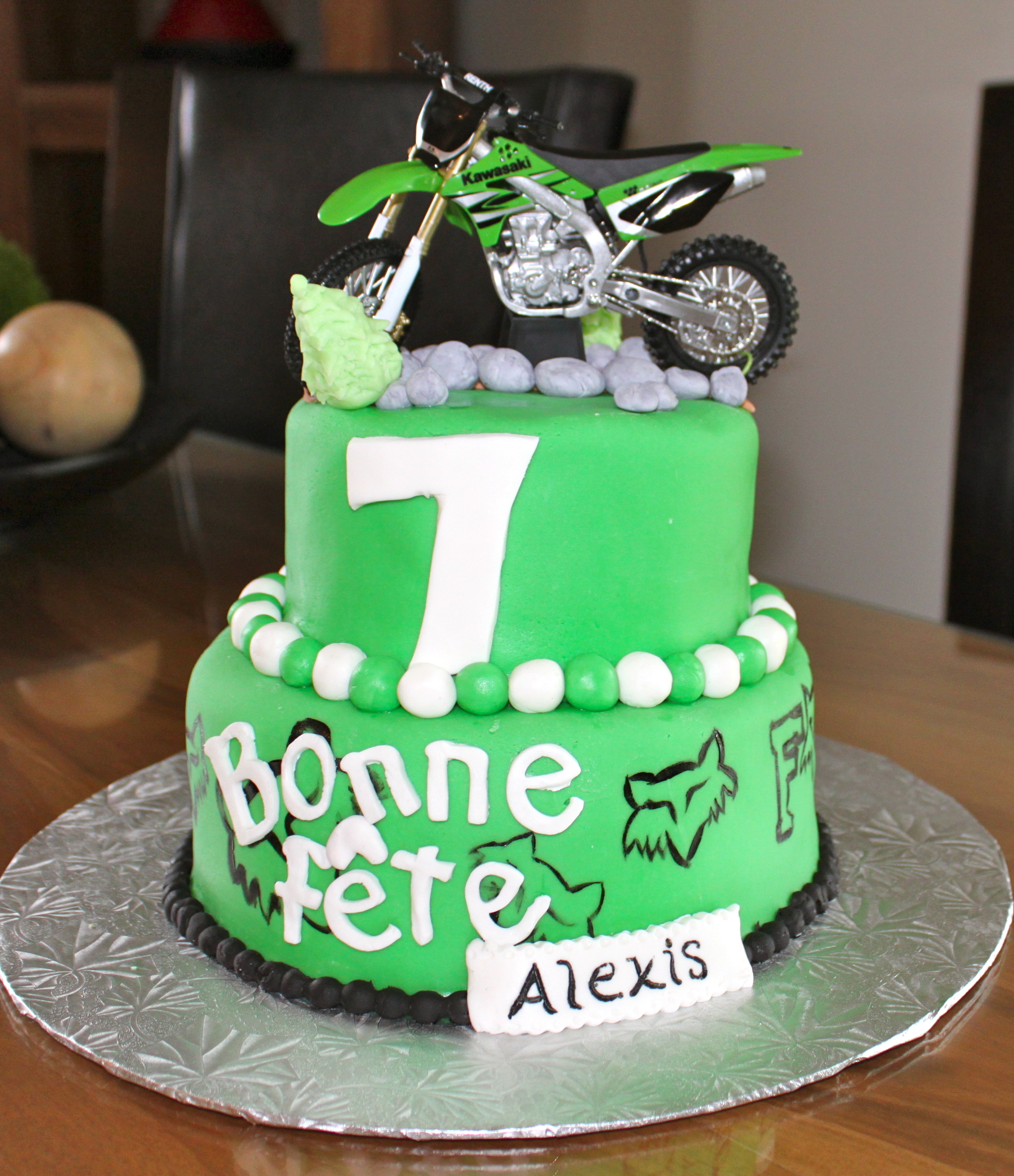 Motocross Birthday Cake