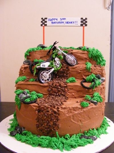 Motocross Dirt Bike Birthday Cakes Motocross Dirt Bike Birthday Cakes