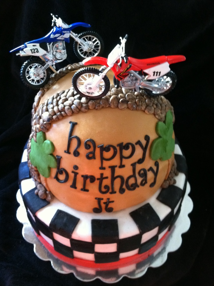 Motocross Dirt Bike Birthday Cakes Motocross Dirt Bike Birthday Cakes