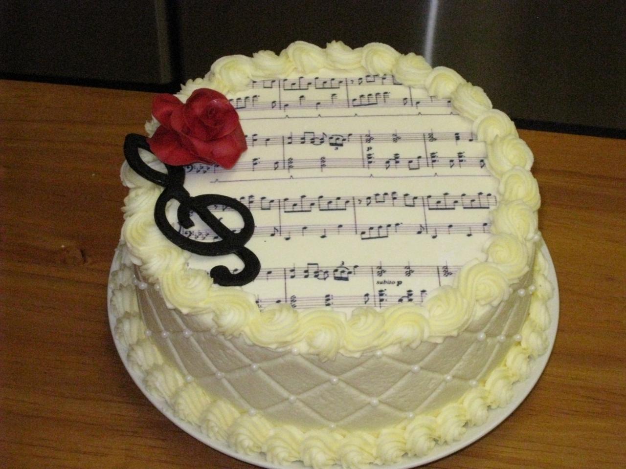 Music Birthday Cake