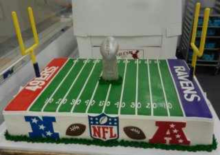 NFL Football Birthday Cakes