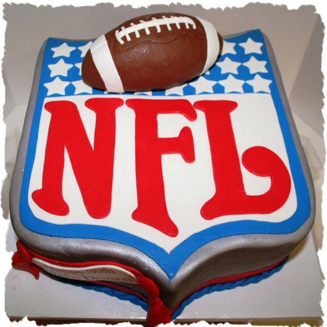 NFL Football Birthday Cakes