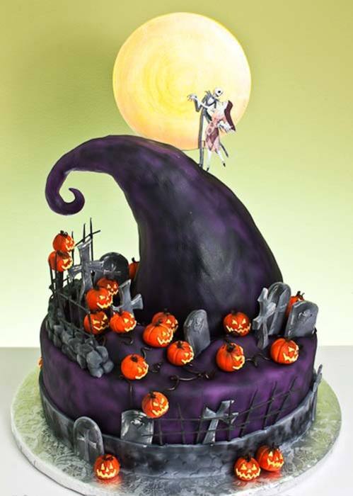 Nightmare Before Christmas Cake