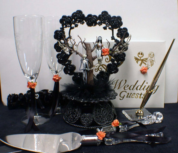 Nightmare Before Christmas Wedding Cake Topper Nightmare Before Christmas Wedding Cake Topper