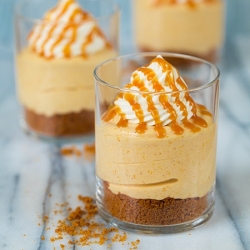 No-Bake Pumpkin Cheesecake Mousse No-Bake Pumpkin Cheesecake Mousse