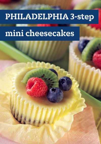 Philadelphia Mini Cheesecakes Recipe