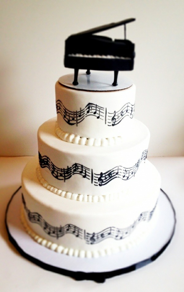 Piano Theme Birthday Cake Piano Theme Birthday Cake
