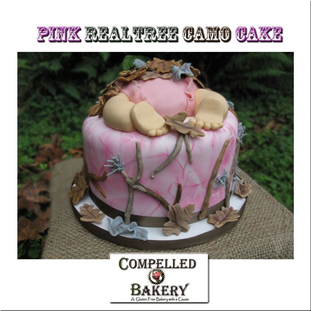12 Photos of Realtree Pink Camo Baby Shower Cakes