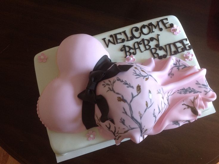 Pink Camo Baby Shower Cake Pink Camo Baby Shower Cake