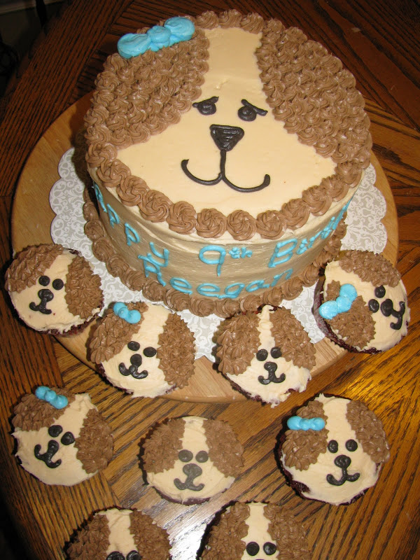 Puppy Dog Birthday Cake