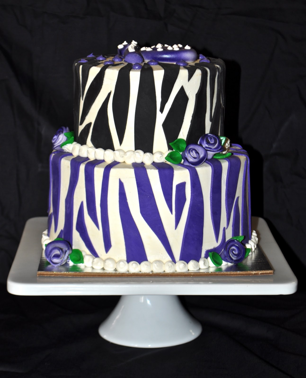 Purple Sweet 16 Cake Purple Sweet 16 Cake