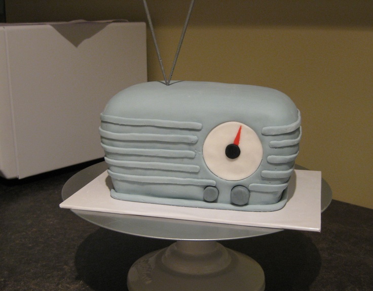 Radio Birthday Cake