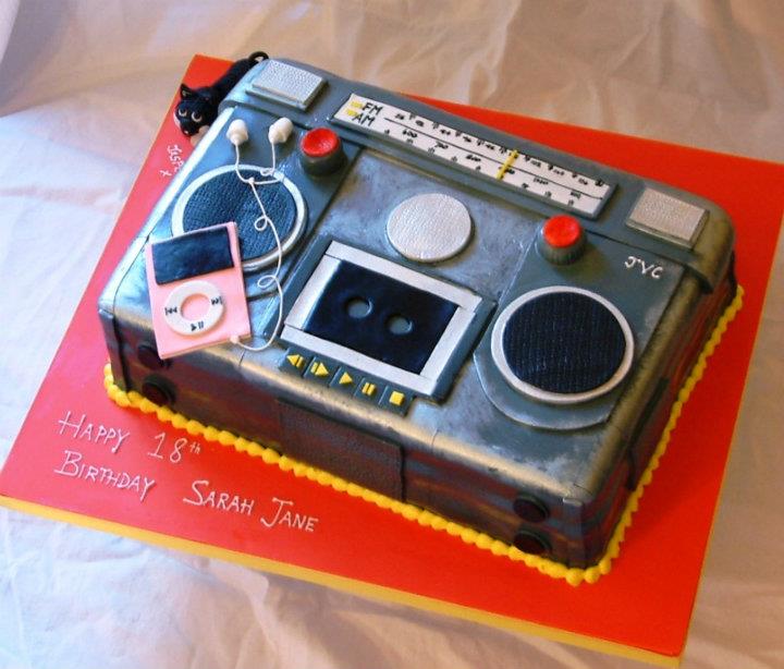 Radio Birthday Cake