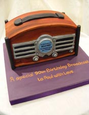Radio Birthday Cake